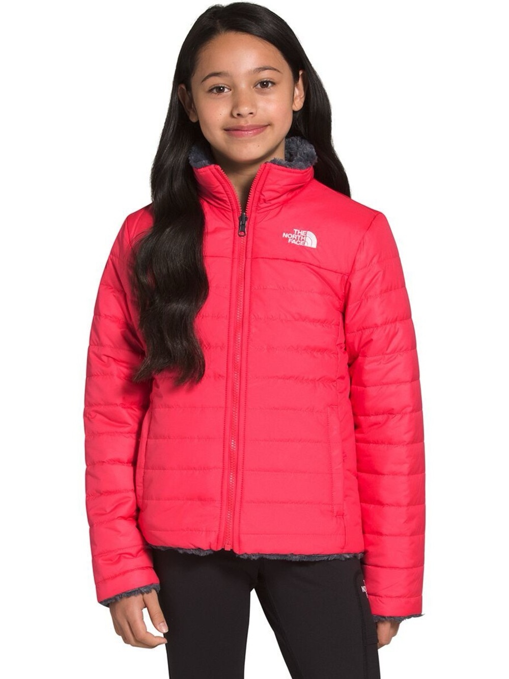 The North Face Girls Mossbud Swirl Reversible Jacket - Picture 3 of 11